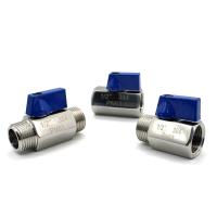 Stainless Steel Tap MINI Ball Valve 1/8 1/4 3/8 1/2 3/4 1 quot; Thread SS304 Brewer Hardware