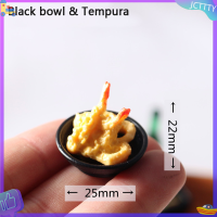 ? JCTTTY ? ตุ๊กตาจิ๋วอาหารญี่ปุ่นซูชิปลาลูกบอล temepura Bento ตุ๊กตาครัวของเล่น