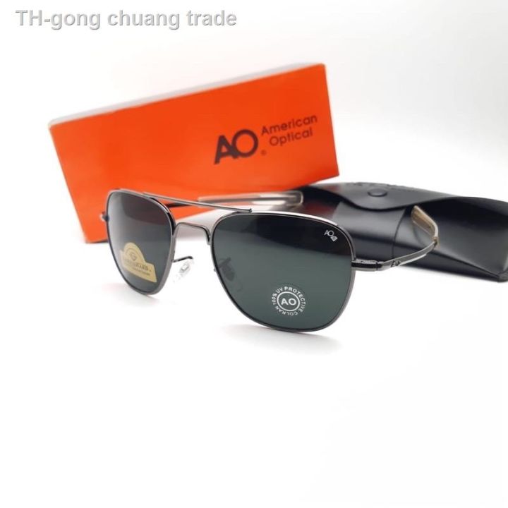 แว่นตา-แว่นตากันแดด-ao-american-optical-size-52-60-ป้องกันรังสียูวีสําหรับผู้ชายและผู้หญิง