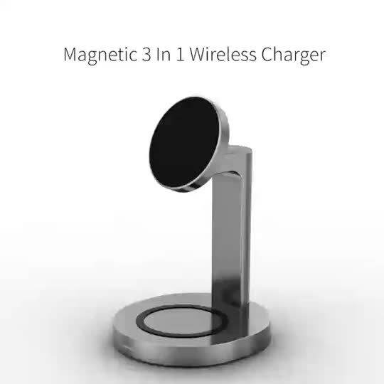 3 in 1 Wireless Charger Stand Qi Fast Charging Induction
