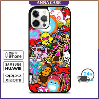 Billionaire Boys Club Collage Phone Case for iPhone 14 Pro Max / iPhone 13 Pro Max / iPhone 12 Pro Max / XS Max / Samsung Galaxy Note 10 Plus / S22 Ultra / S21 Plus Anti-fall Protective Case Cover