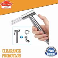 Masha เครื่องพ่นในห้องสุขา Toilet Bidet Sprayer Kit Bathroom Washing Shower Set with Holder Horse Handheld Water Spray 304 Stainless Steel Toilet Bidet Rinse