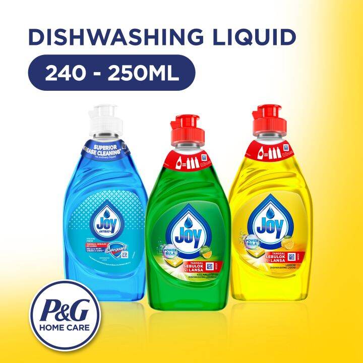 Joy Dishwashing Liquid Kalamansi Lemon Antibac Hygiene Fresh 240ml