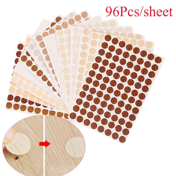 ti9p-96pcs-sheet-ใช้ได้จริง-ภายนอก-เฟอร์นิเจอร์-ฮาร์ดแวร์-ฟิล์มตกแต่ง-สกรูตกแต่ง-ฝาครอบป้องกัน-ครอบคลุมถั่ว