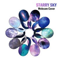 FONKEN Webcam Slider Laptop Camera Cover Starry Sky PC Webcam Cover For Macbook Ultra Thin Cell Phone Lens Cover Privacy Sticker