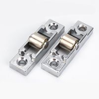 4pcs Zinc alloy Flat/Concave Wheel Slide Doors Window pulley U-type Ball Bearing Wheel Roller Plastic steel Hardware Accessories