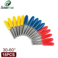 【YF】 15PCS/lot 30 degree 45 60 summa D blade cutting plotter vinyl cutter needle knife tool