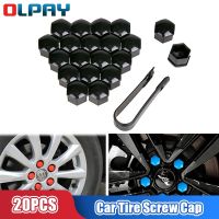 【hot】☂✒♕  17mm Car Tire Screw Cap Nuts Covers Caps Hub Protector Cover Plastic Bolts