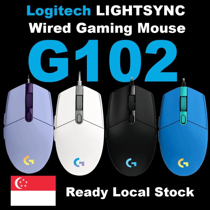 Logitech G102 Lightsync Rgb 6 Button Gaming Mouse Lazada Singapore 2235