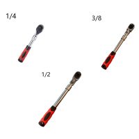 ♨♙❅ R6ZSYO MALL Extendable Ratchet 1/4 3/8 1/2 Drive 72 Flex-Head Release Locking Ratchets Hand