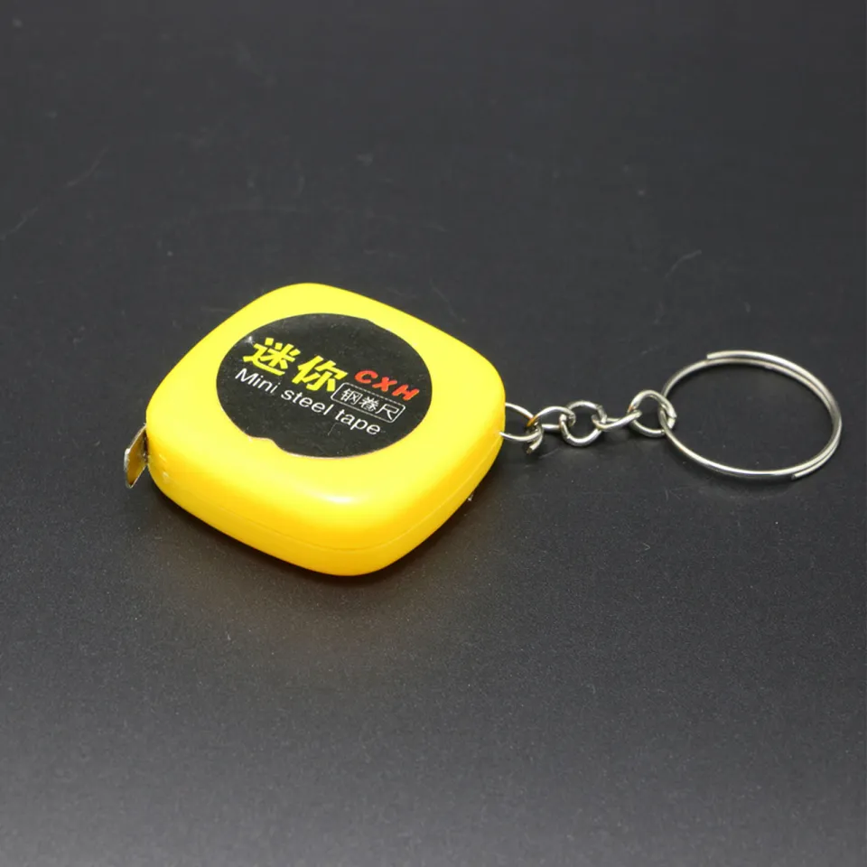 1/5pcs Easy Retractable Ruler Tape Measure Mini Portable Keychain Pull D3T2  