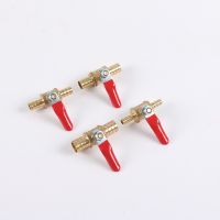 6mm 8mm 10mm12mm Ball Faucet Shutoff Ball Valve Hose Barb Inline Water Oil Air Gas Fuel Line Small Brass Ball Valve Plumbing Valves