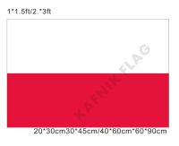 【HOT】✺⊙ KAFNIKfree shipping 20x30cm/30x45cm/40x60cm/60x90cm flags Poland for Countries Event Flags