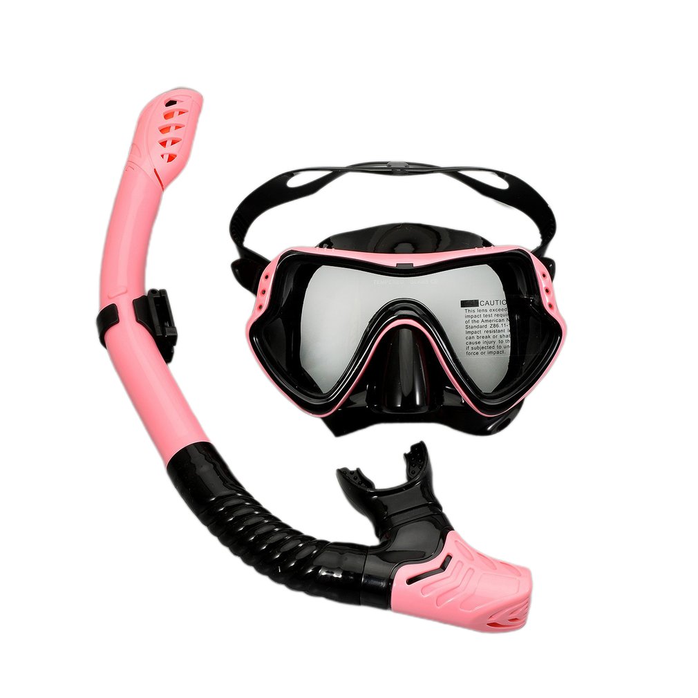 Anti-Fog Flat/ Curved Full Face Mask Swimming Breath Diving Goggle Snorkel Scuba 