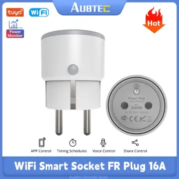 Tuya Smart Socket WiFi RF 433MHz Plug 220V 3000W Wireless Remote Control Outlet  Switch EU Voice Control for Alexa Google Home