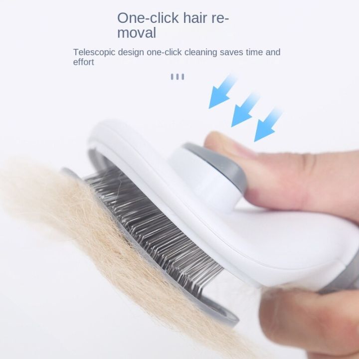 pet-dog-hair-brush-หวีแมว-grooming-and-care-cat-brush-หวีสแตนเลสสำหรับสุนัขขนยาว-cleaning-pets-dogs-accessories