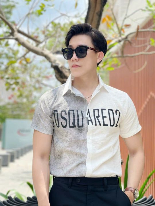 Áo Sơ Mi Nam DSQUARED2 Tay Dài Phối Khóa Ngực Mặc Đi Học Đi Chơi Cực Đẹp  D8HK  Lazadavn