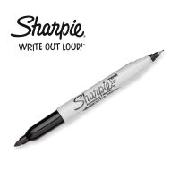 Sharpie Twin Tip ปากกาเคมี ปากกา Permenent ชาร์ปี้ 2 หัว  0.3mm &amp; 1.0mm - สีดำ