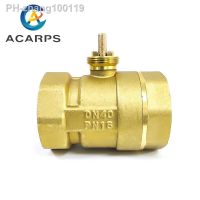 1-1/2 Electric Motorized Thread Brass Ball Valve Body DN40