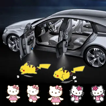Sanrioes Anime Cinnamoroll My Melody Car Door Decoration Welcome Light  Magnet Induction Cartoon Shadow Projector Car Accessories | Fruugo MY