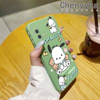 Chenyyka เคสสำหรับ Vivo X30 Pro,ลายลูกสุนัข Pochacco บางสร้างสรรค์ดีไซน์ใหม่เคสโทรศัพท์ป้องกันขอบสี่เหลี่ยมเคสนิ่มเคสปลอกซิลิโคนกันกระแทก