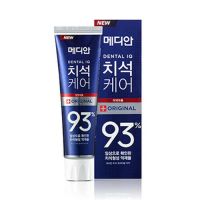 ยาสีฟันเกาหลี หลอดสีน้ำเงิน Median Dental IQ 93% 120 g