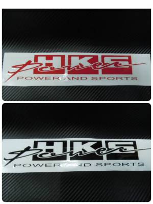 สติ๊กเกอร์งานตัดคอม HKS Power POWER AND SPORTS ติดรถ แต่งรถ ได้ทุกยี่ห้อ sticker