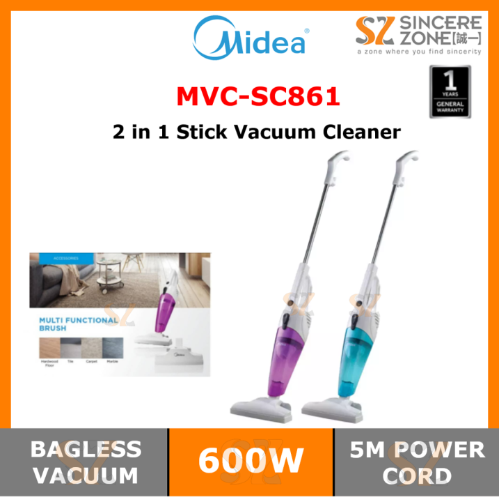 MIDEA MVCSC861 2in1 STICK VACUUM CLEANER Lazada