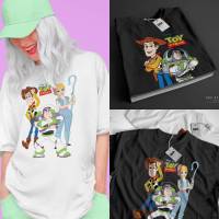 ?พร้อมส่ง? เสื้อยืด Oversize TOY STORY  อก42-44" ยาว 27"?ลายน่ารักใส่สบาย เนื้อผ้า Cotton 100%?