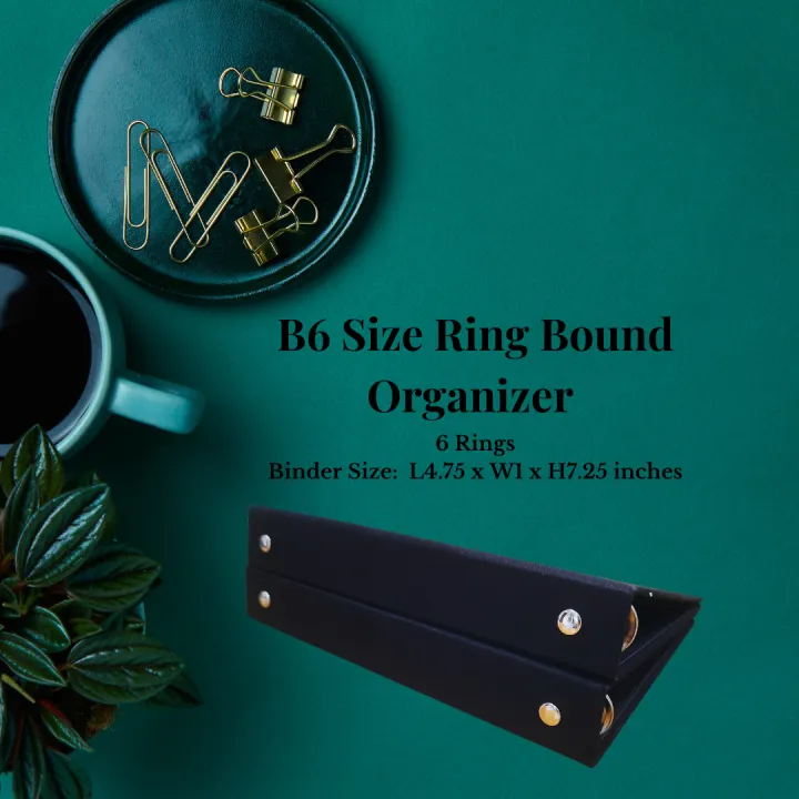 B6 Size Ring Binder / Ring Bound Organizer / Planner Lazada PH