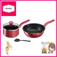 ชุดเครื่องครัว TEFAL SO CHEF IH SET 4COOKWARE SET TEFAL SO CHEF 4PCS **คุณภาพดี**