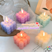 MD เทียนหอมรูปรูบิค เทียนหอมมินิมอล ใช้ตกแต่ง ขนาดน่ารัก 6*6cm Scented candles