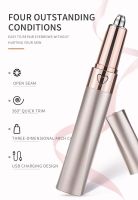 ZZOOI Dropshipping Eyebrow Trimmer Multifunctional USB Rechargeable Mini Electric Hair Removal Pen for ladies with factory price