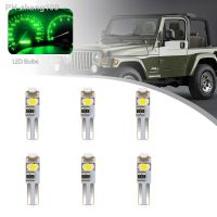 6Pcs Led Bulbs Car Dashboard Warming Indicator Speedo Map Dome Reading Lamps For Jeep Cherokee XJ Wrangler TJ 1997-2001