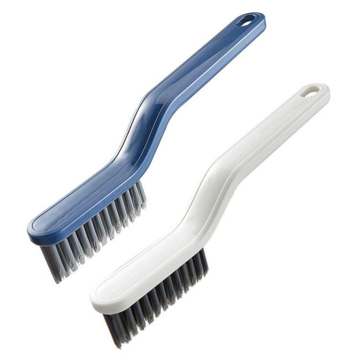 Hard Crevice Cleaning Brush Hard Bristled Multifunctional Cleaning Brush  Tool Built-In Dirt Clip And Curved Handle Hard Bristle Crevice Cleaner Brush  relaxing