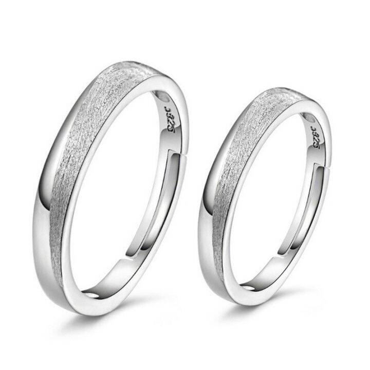 ready-stock-2pcs-couple-rings-gift-s925-silver-man-men-and-woman-women-lover-ring-cincin