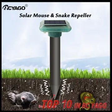 4Pcs Solar Ultrasonic Rat Repeller Anti Rat Mice Snake 