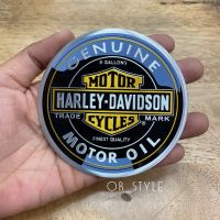 โลโก้ Harley Davidson งานอลูมิเนียมบาง ขนาด 9cm