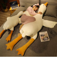 Fancy【Ready Stock】Cute Giant Duck Plush Toy Big White Goose Dolls Kids Baby Soft Cushie Plushie ตุ๊กตาสัตว์ของเล่นสำหรับเด็กผู้หญิงของขวัญคริสต์มาส