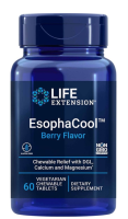 Life Extension EsophaCool™  (Berry Flavor) / 60 Chewable Tablets