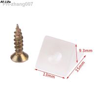 20Pcs/Lot 45 Degree Angle Plastic Corner Bracket Use Wardrobe Cupboard Fastener With Screws Furniture Closet Metal Fittings