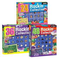 Rock Collection Box Gemstones and Crystal Collection Educational Kit Mineral and Gems Ornaments Gift for Geology Enthusiasts and Kids handsome