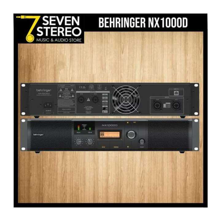 Behringer NX1000D Power Amplifier With DSP Lazada Indonesia