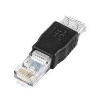 【HOT SALE】 2ชิ้น USB สำหรับ RJ45 Female A To Ethernet NET สำหรับ RJ45อะแดปเตอร์เชื่อมต่อสำหรับวิดีโอเกมเมอร์ Gabผลึกขายดี