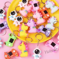 【hot sale】 ✵™ C01 1Pc Cute Unicorn Spaceman Keychain Lanyar Keychain Cartoon Doll Toys