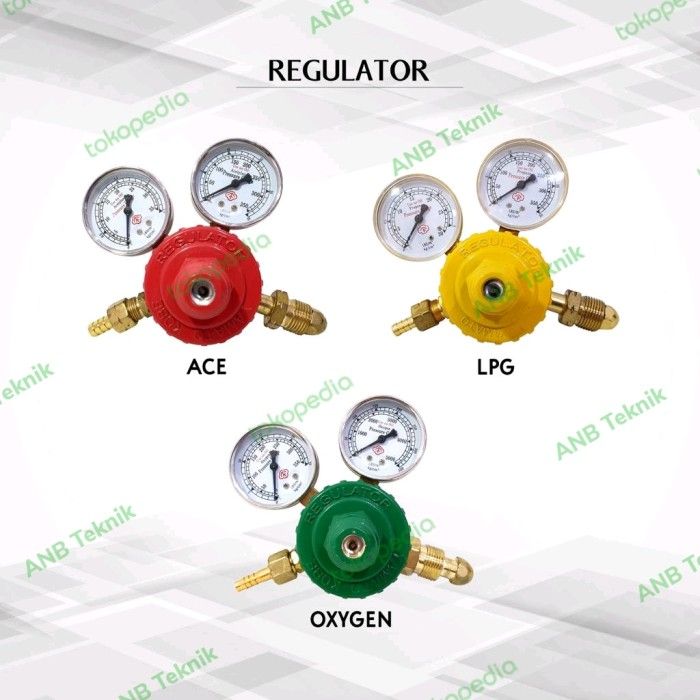 Regulator Oxygen, Acetylene, LPG (Propane) - LPG | Lazada Indonesia