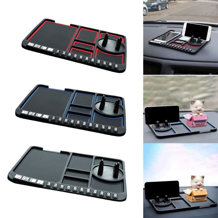multifunctional-car-dashboard-anti-mat-silicone-anti-phone-holder-pad-stand