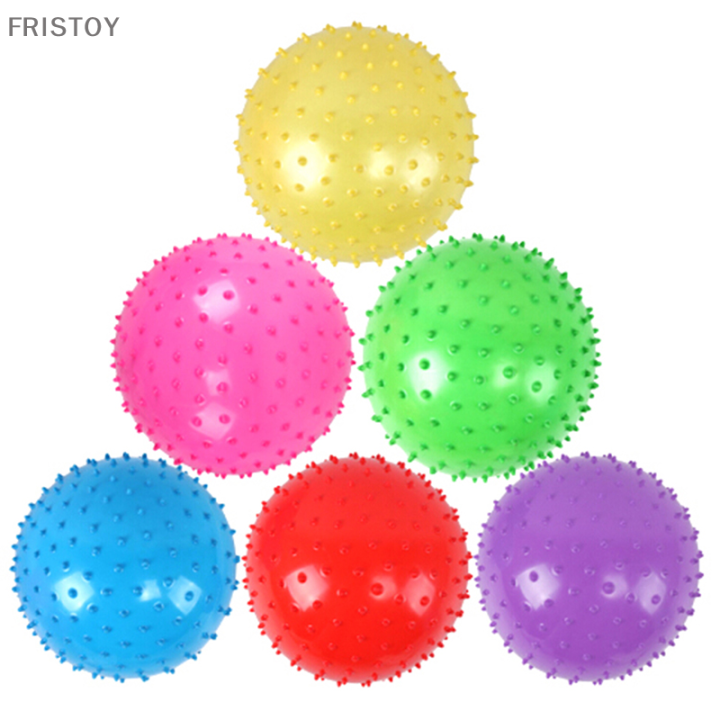 fristoy-ลูกโป่งหนามกลางแจ้งสำหรับเด็กทารกของเล่นยางลูกบอลเป่าลมสำหรับเด็กลูกบอลเพื่อการเรียนรู้