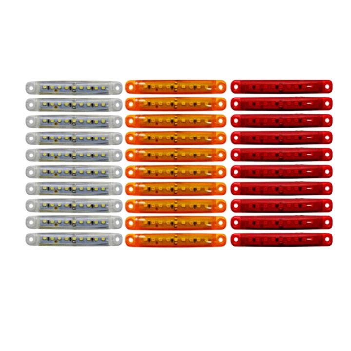30x-sealed-red-white-9-led-side-marker-lights-for-truck-trailer-lorry-4inch-rear-side-lamp
