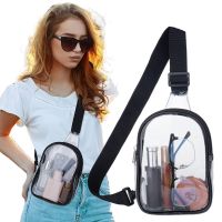 Mini Waterproof Sports Transparent PVC Concert Clear Crossbody Bag Women Men Casual Messenger Handbag Stadium Approved Gift